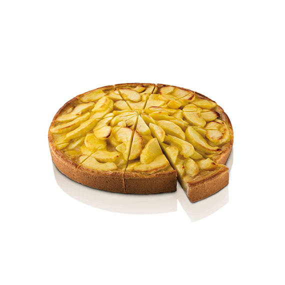 Tarta de manzana precortada 