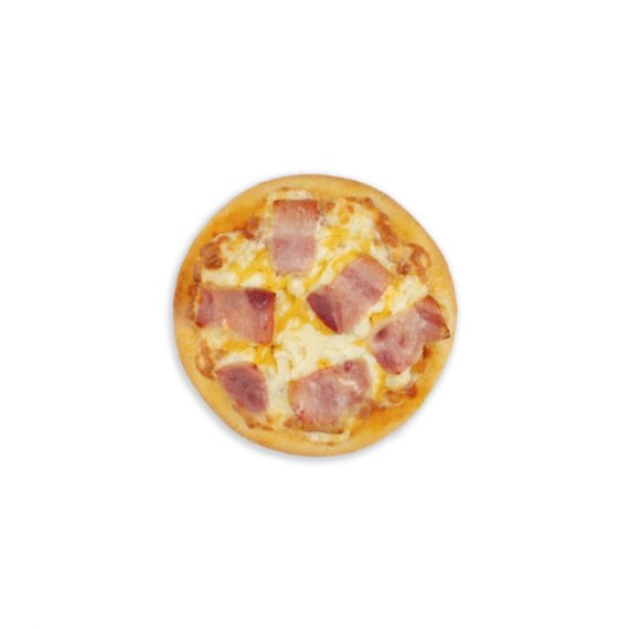 Mini Pizza Bacon y Queso Cheddar