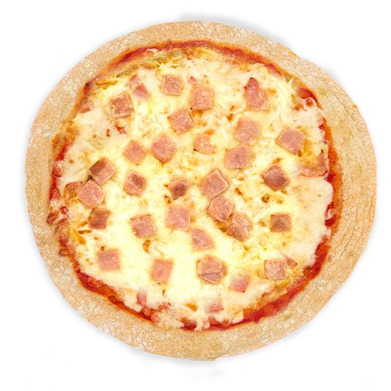 Pizza Clásica Jamón Cocido y Queso Ahumado