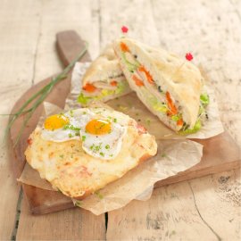 Croque Madame Mediterránea